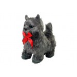 Interaktívna mačka - kráča, mňauká - sivá